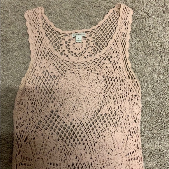 Boston Proper Crotchet Swim Coverup Small - Picture 3 of 4